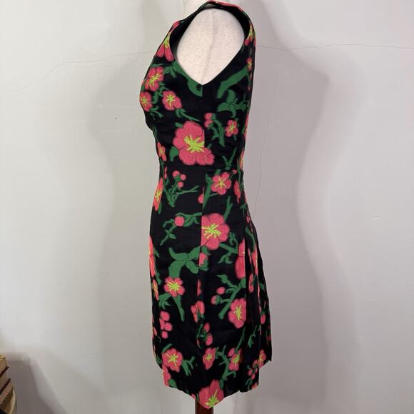 Andrew Gn Mini Dress Spring 2015 Runway Floral Jacquard NWT Bold Print Sz 36 - Picture 7 of 14